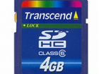 Флеш карта sdhc 4Gb class6 Transcend объявление продам