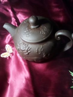 Коллекционный ретро чайник из исинской глины