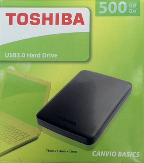 Внешний HDD Toshiba Canvio Basics объемом 500 Гб