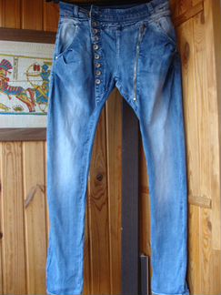 Стильные женские джинсы- джеггинсы Mozzaar р.48(L)