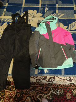 Комплект вещей пуховик и лыжник зима и куртка весн