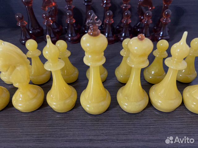 Янтарные шахматы. Шахматные Фигуры 