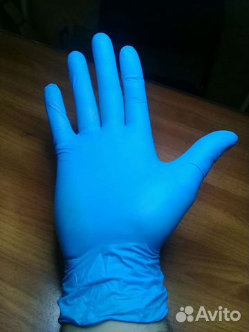 Перчатки нитриловые
