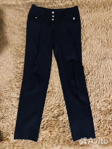 Брюки чёрные зауженные с идеальной посадкой