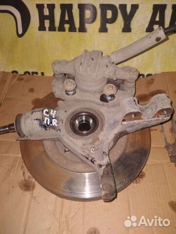 Citroen c4 поворотный кулак левый