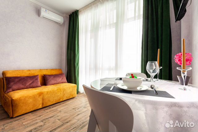 

Квартира-студия, 23 м², 2 кровати