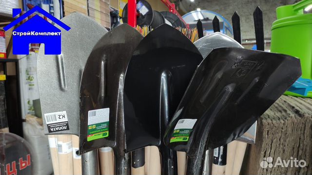 Лопаты металлические совковые, штыковые, черенки