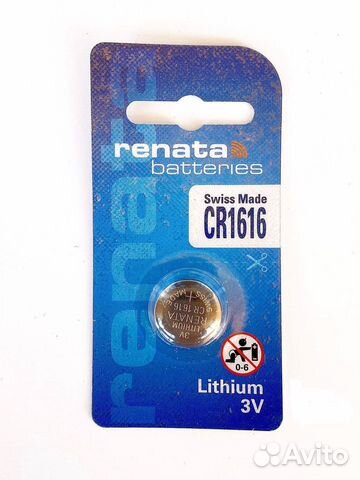 Элемент питания renata CR1616 BL1