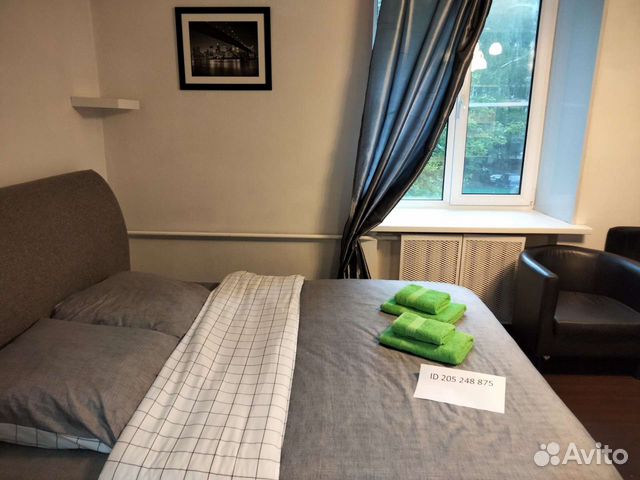 

1-к. квартира, 30 м², 2 кровати