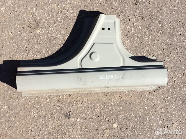Порог левый hyundai Solaris с центральной стойкой