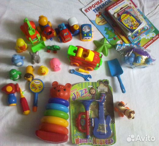 Игрушки пакетом,для мальчика 1-3 года
