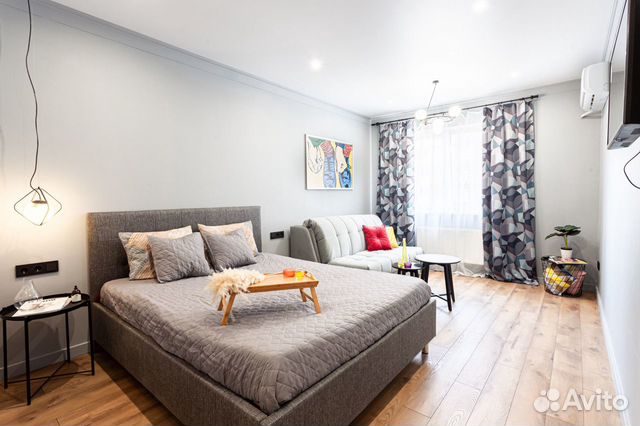 

Квартира-студия, 30 м², 2 кровати