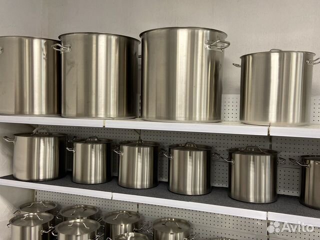 Кастрюля из нержавейки 98 литров