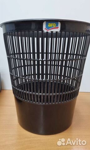 Корзина для бумаг большая, 18 л, сетчатая