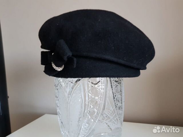 Берет женский, шерсть 100