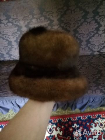 Шапка норковая женская