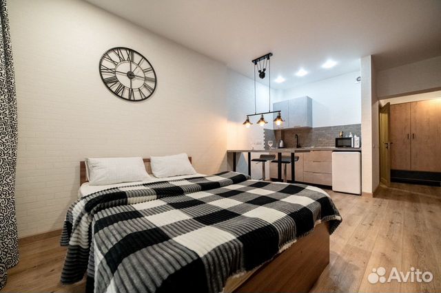 

Квартира-студия, 28 м², 1 кровать