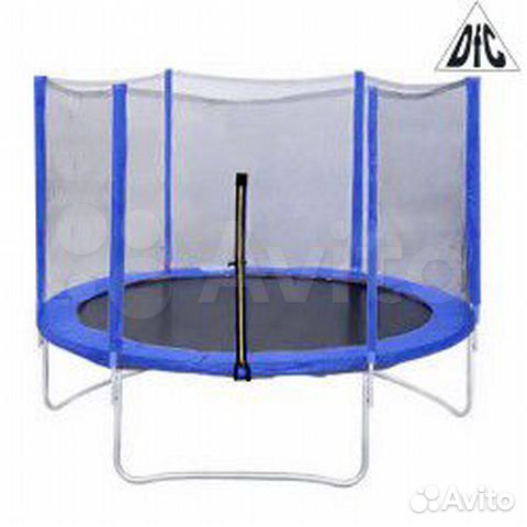 Батут DFC Trampoline Fitness с сеткой
