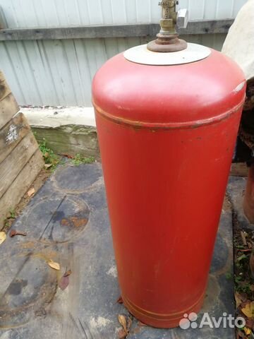 Газовые баллоны с газом пропан