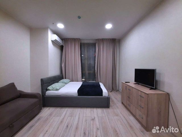

Квартира-студия, 34 м², 2 кровати
