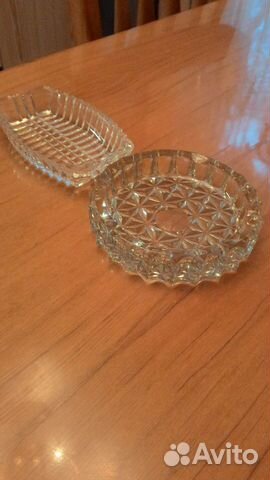 Пепельница хрустальная из СССР новая