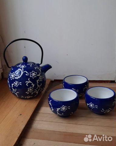 Чайник заварочный + 3 пиалы