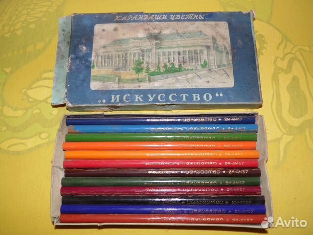 Наборы карандашей СССР