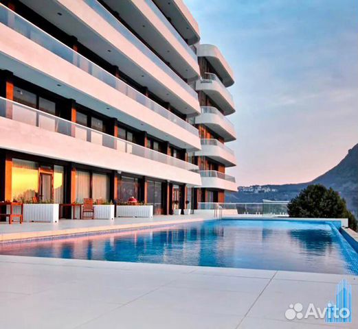 

Квартира-студия, 43 м², 2 кровати