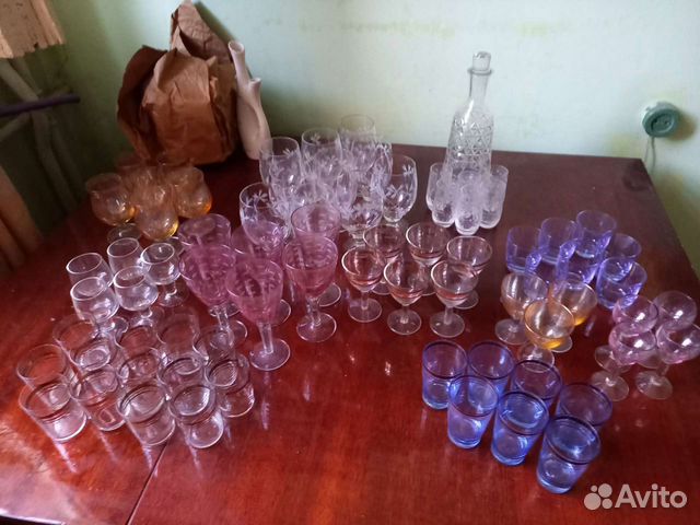 Бокалы, рюмки, штоф, стопки СССР