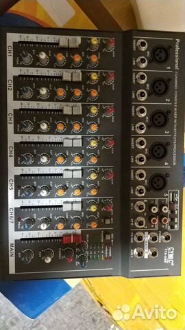 Микшерный пульт 7 Каналов новый микшер в упаковке