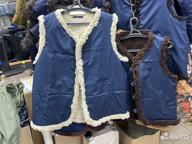 Жилет из натуральной овчины +