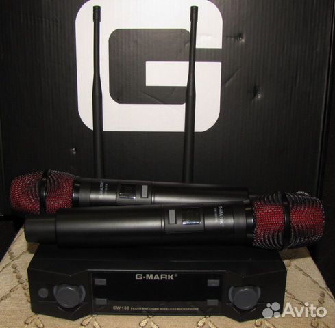 Микрофоны вокальные C-Mark 2шт Радио Pro Dual Ориг