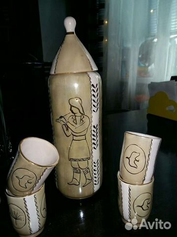 Штоф + 4 стопки