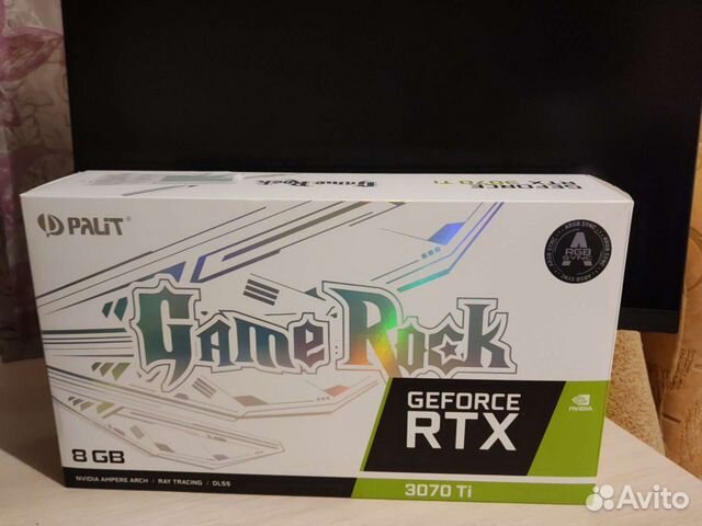 Видеокарта Palit GeForce RTX 3070 Ti GameRock (NED