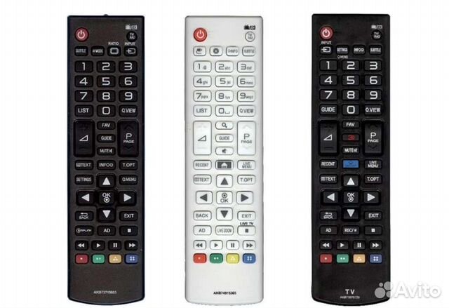 Пульты на LG smart (много других)