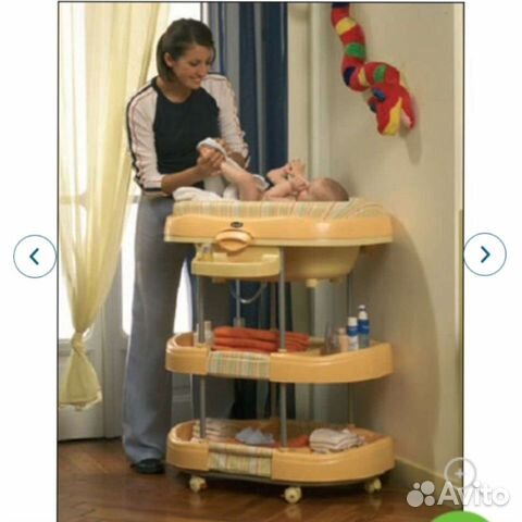 Пеленальный столик с ванночкой