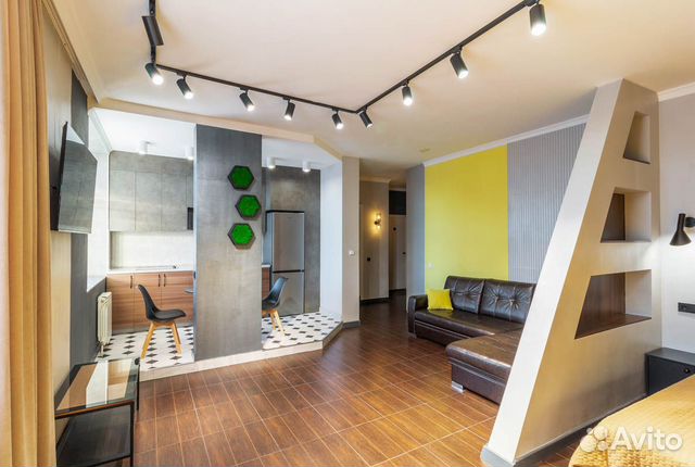 

Квартира-студия, 45 м², 2 кровати
