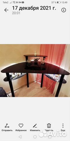 Компьютерный стол бу стеклянный