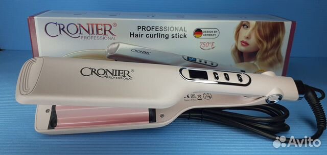 Профессиональная плойка Gronier Титановые пластины