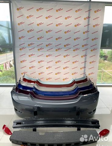 Бампер задний Hyundai Solaris 1