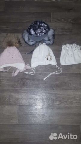 Шапки детские для девочки цена за все