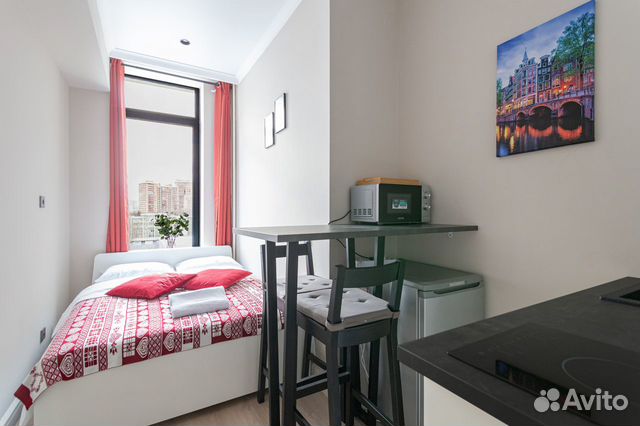 

Квартира-студия, 17 м², 1 кровать