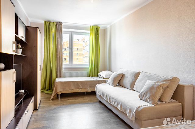 

1-к. квартира, 38 м², 3 кровати