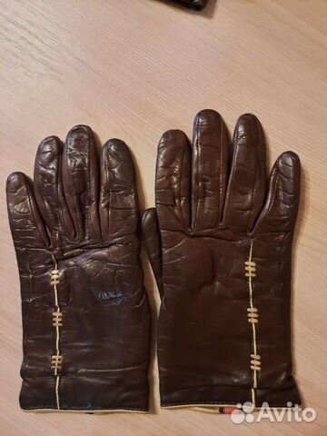 Перчатки кожаные