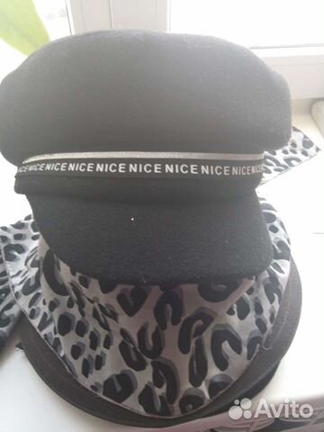 Кепка женская черная