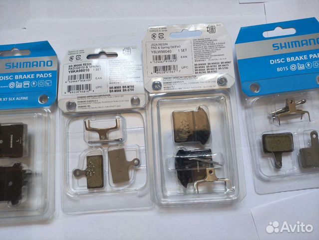 Тормозные колодки Shimano B01S,органика,в инд уп