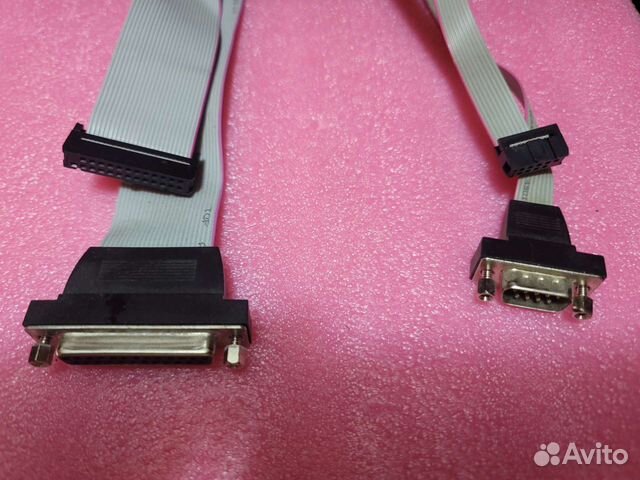 Кабеля com и lpt на плату