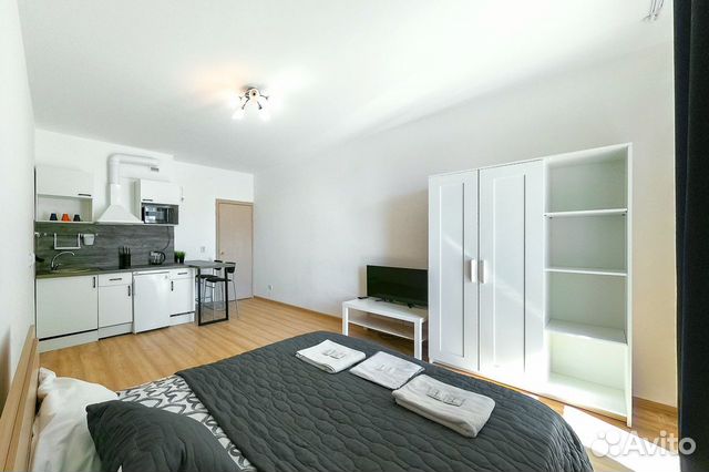 

Квартира-студия, 30 м², 2 кровати