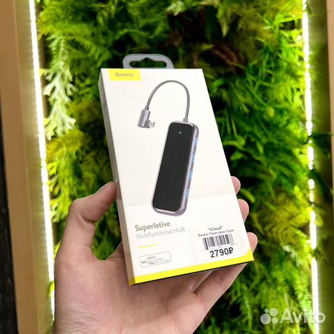 Переходник HUB USB-C Baseus