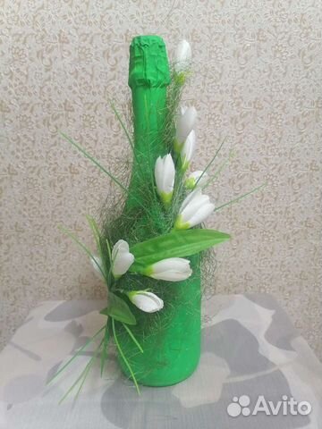 Вазы, бутылки, копилки ручной работы